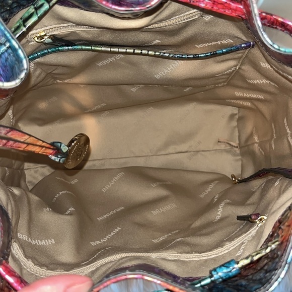 Stunning Melbourne Collection Argyle Marlowe Shoulder Bucket Bag *no strap - Picture 10 of 15